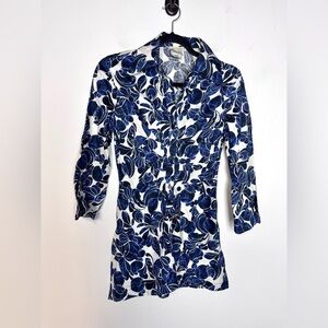 Finley Isis Tunic blue floral small